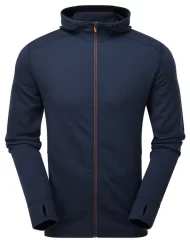 photo of keela mens merino hoody night blue