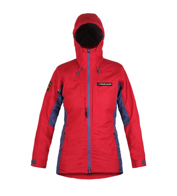 photo of Paramo womens alta 3 jacket fire indigo