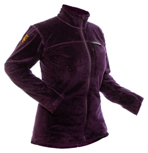 photo of Paramo womens bentu plus fleece elderberry angled