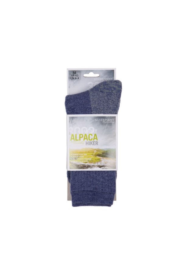 Photo of Silverpoint Alpaca Merino Hiker sock blue