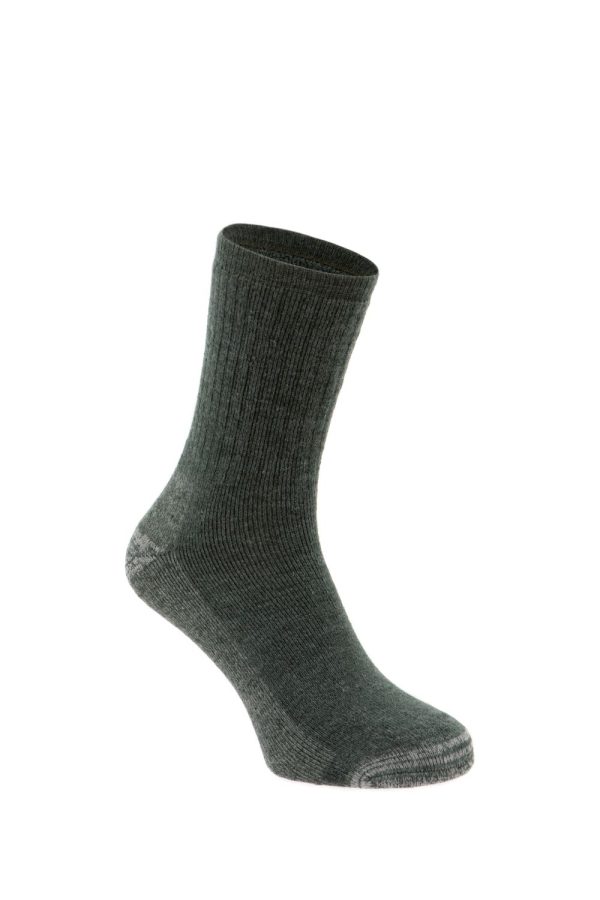 photo of Silverpoint Alpaca Merino Hiker sock green