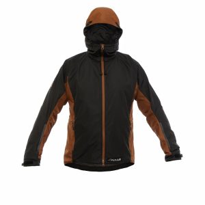 photo of Paramo Caminata Jacket Mens Dark Grey Outback Red BACK