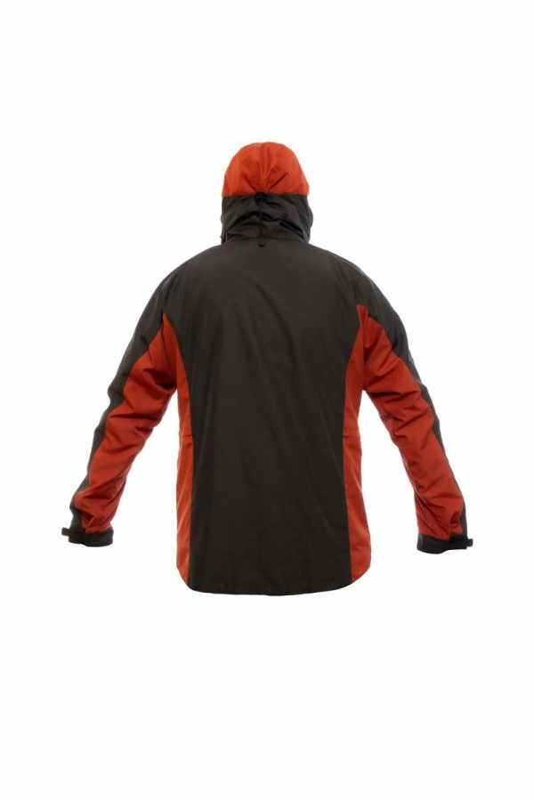 Paramo Men's Caminata Jacket - dark grey/outback red - Image 3