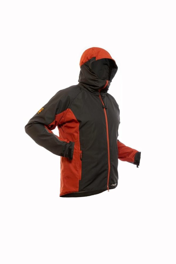 Paramo Men's Caminata Jacket - dark grey/outback red - Image 2