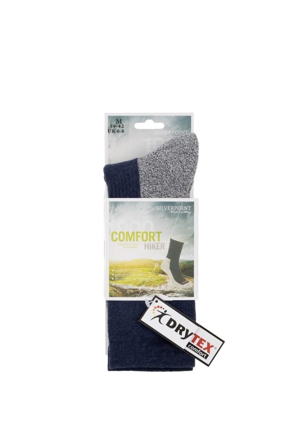 Silverpoint Comfort Hiker Sock denim - 3 for 2 - Image 2