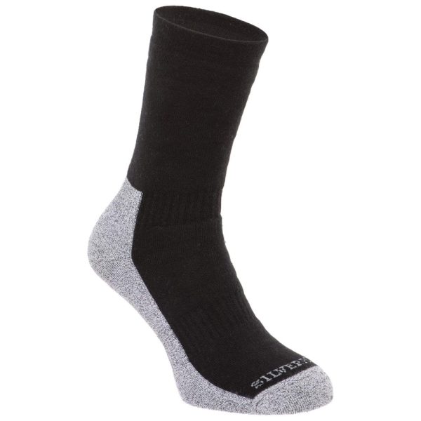 Silverpoint Comfort Hiker Sock - black