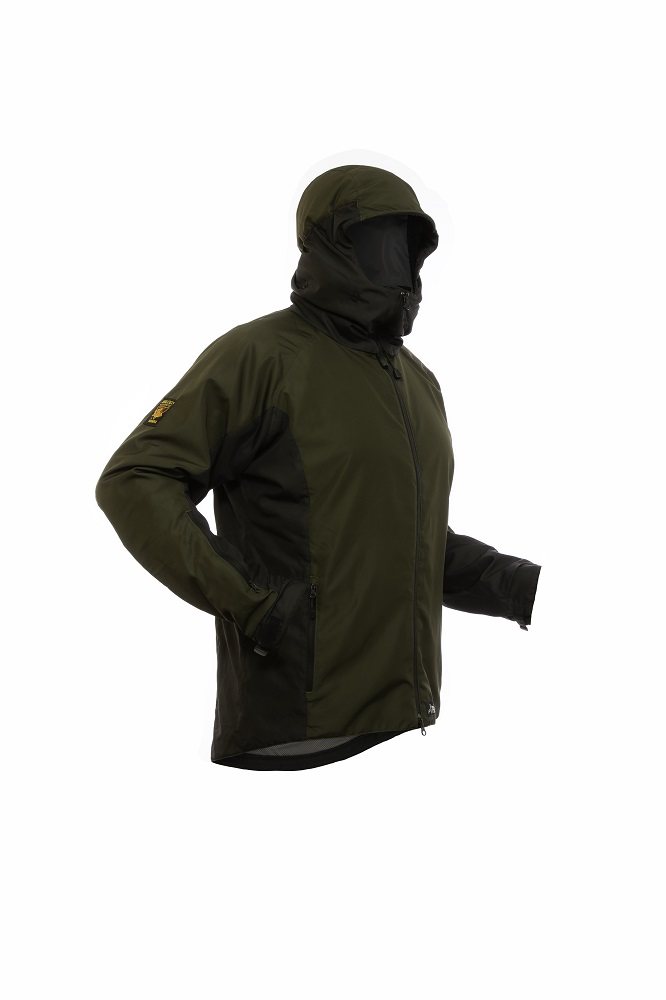 photo of Paramo Caminata Jacket Mens Moss Black SIDE