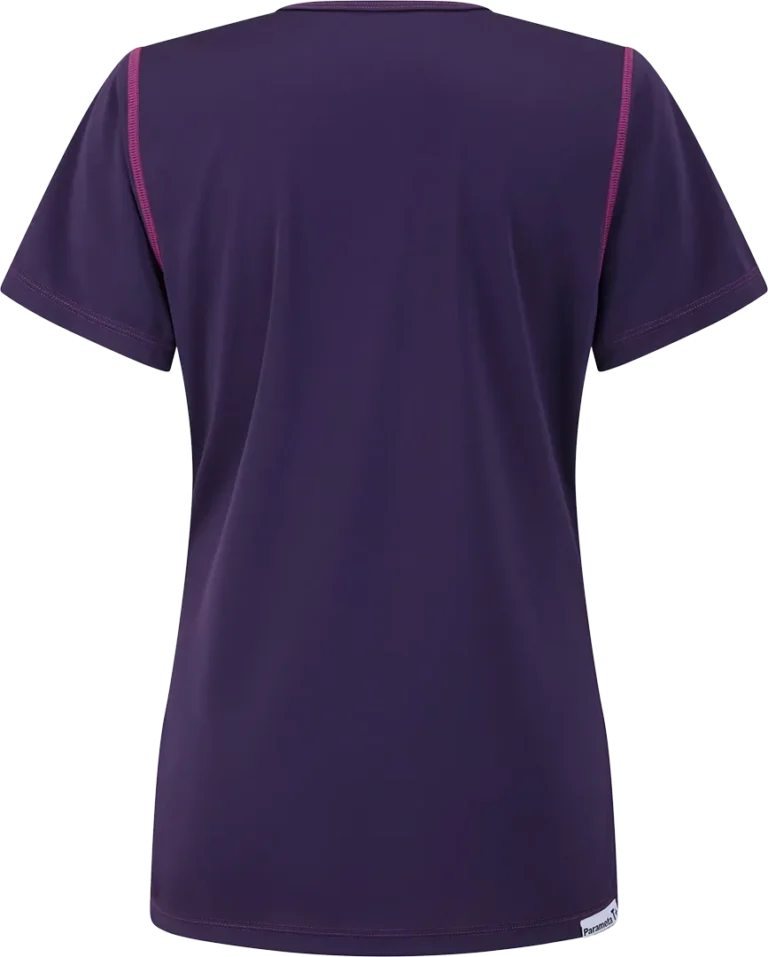 Paramo Womens Cambia Short Sleeve Crew Neck - elderberry - Image 3