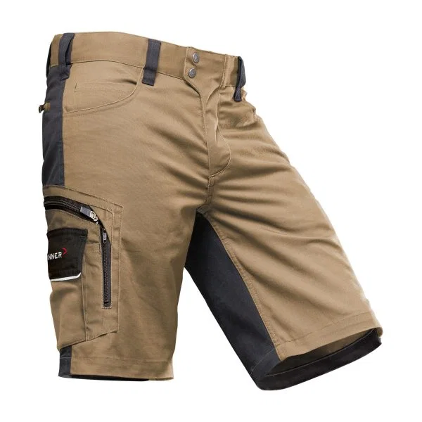 Pfanner StretchFlex® Canfull Zipp2Zipp® Shorts - sand/black