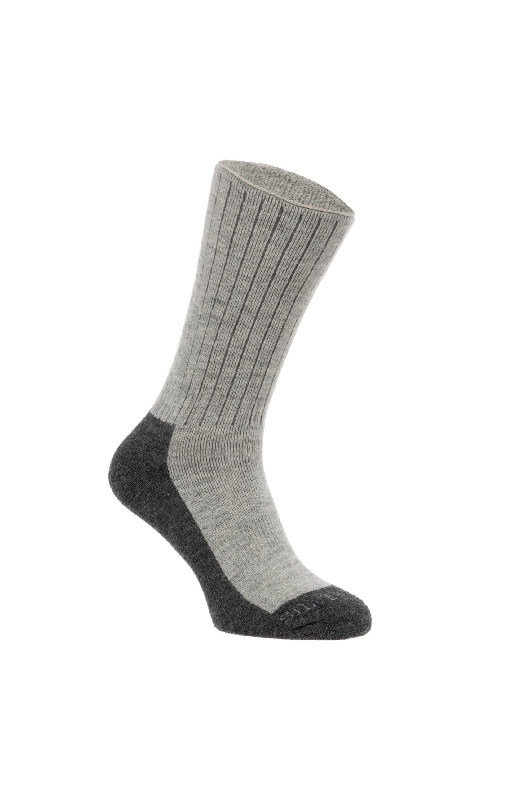 photo of Silverpoint Soft Top Grey merino sock